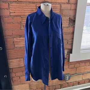 Vintage Milano Sport 100% silk button down